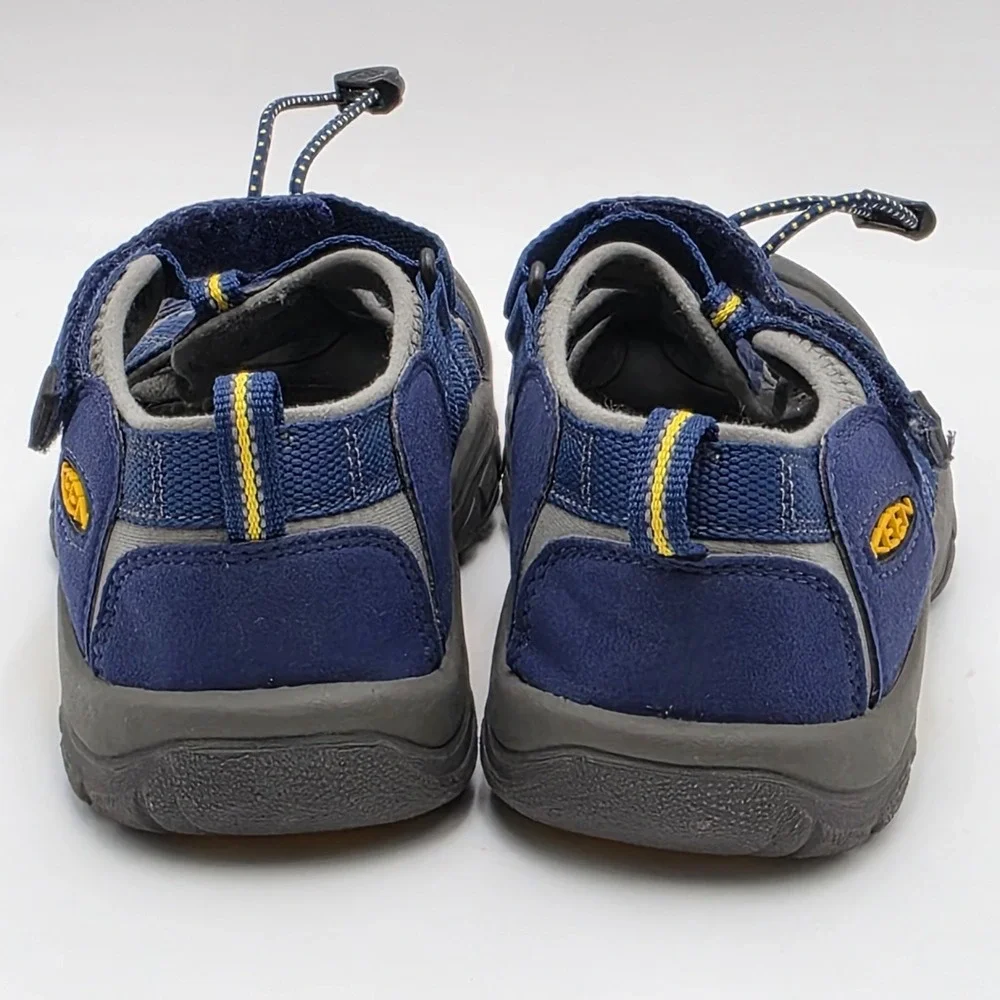 Keen Newport H2 Waterproof‎ Outdoor Hiking Boys Youth Sandals Navy Yellow Size 5